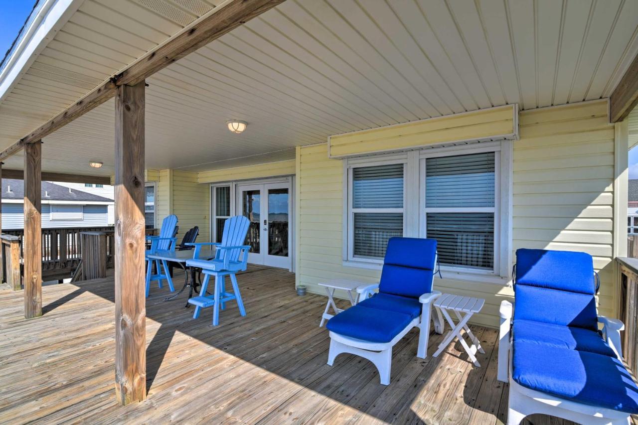 Beachfront Galveston Getaway With Deck And Views! Villa Exterior photo